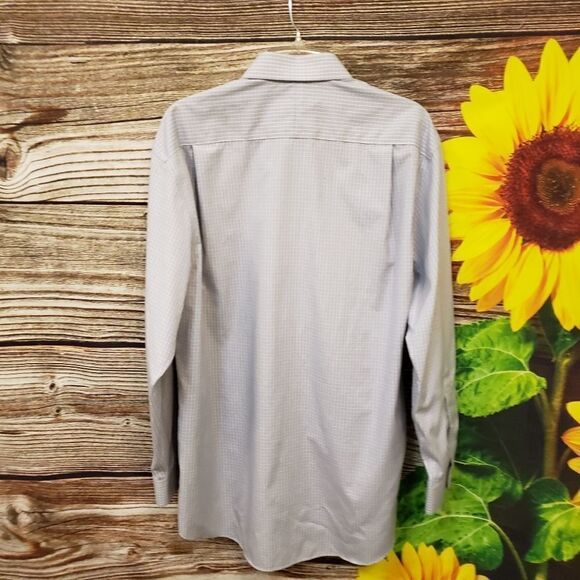 Jos. A Banks 1905 Mens Long Sleeve Dress Shirt Size: 17/34" plaid Pre-owned - Picture 2 of 7